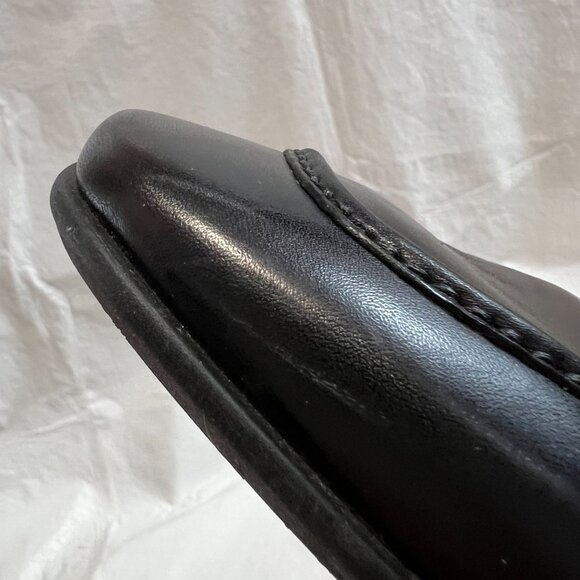 Magnanni slip on shoes Lino Loafer black leather US mens size 15 rubber soles - Picture 11 of 15